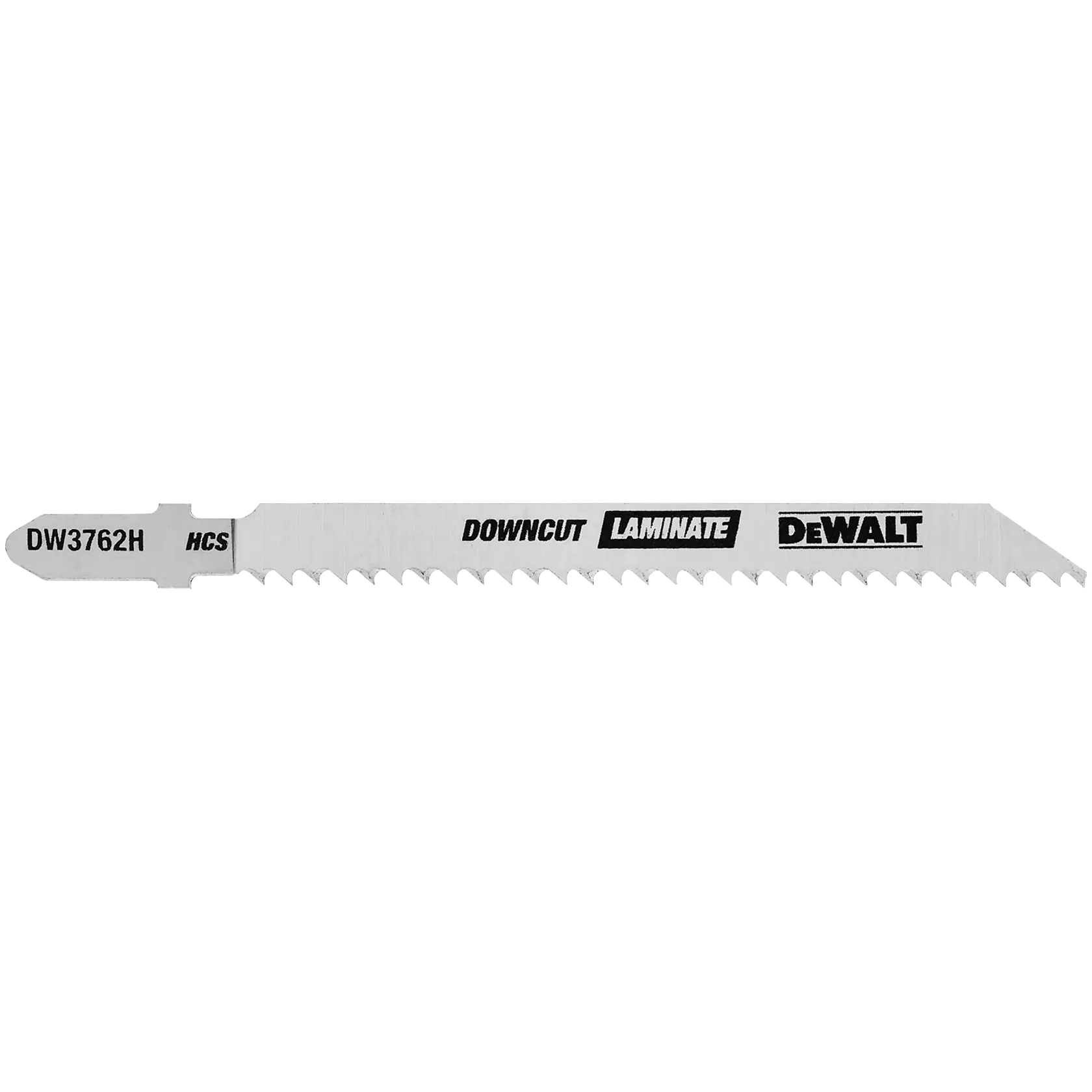 DEWALT® 4-in. 10 TPI T-Shank HCS Jig Saw Blade for Laminate Down Cutting (5-Pack)