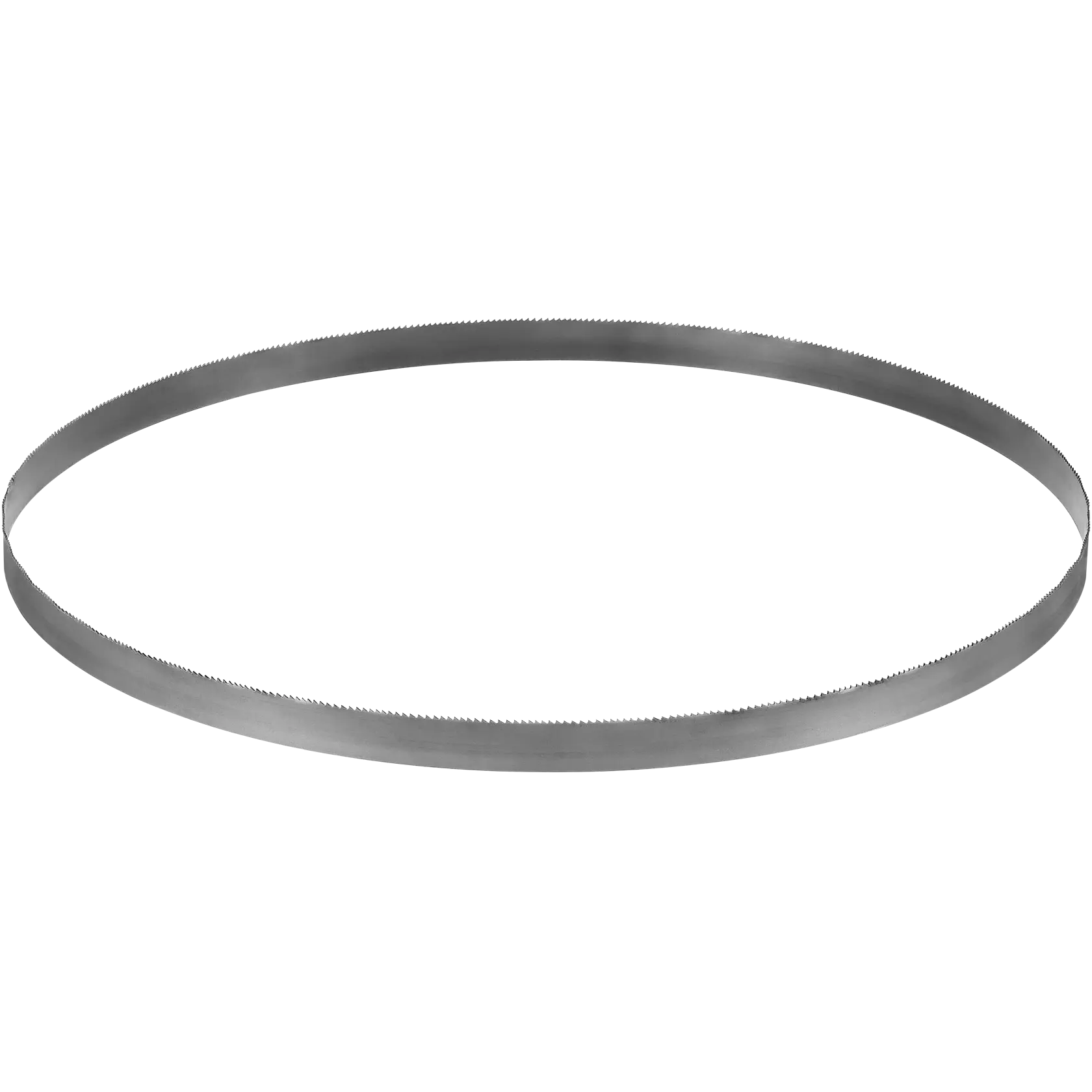 Profile of bi metal cordless band saw blade.