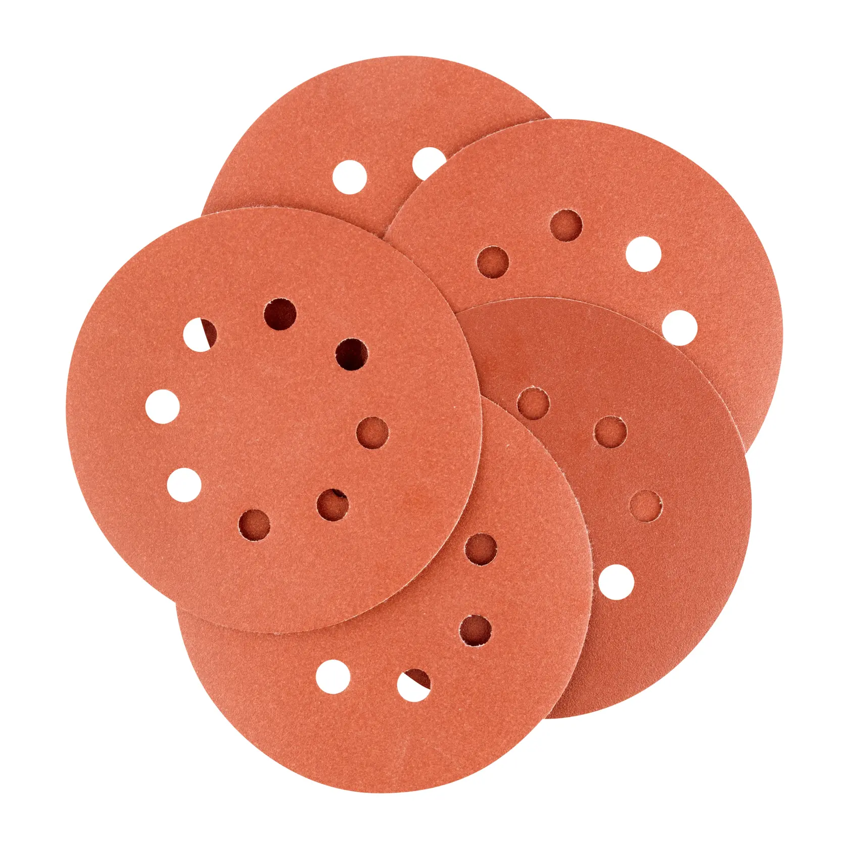 DEWALT 5“ 8 Hole 220 Grit Hook and Loop Random Orbit Sandpaper (5 pack) thumbnail 3