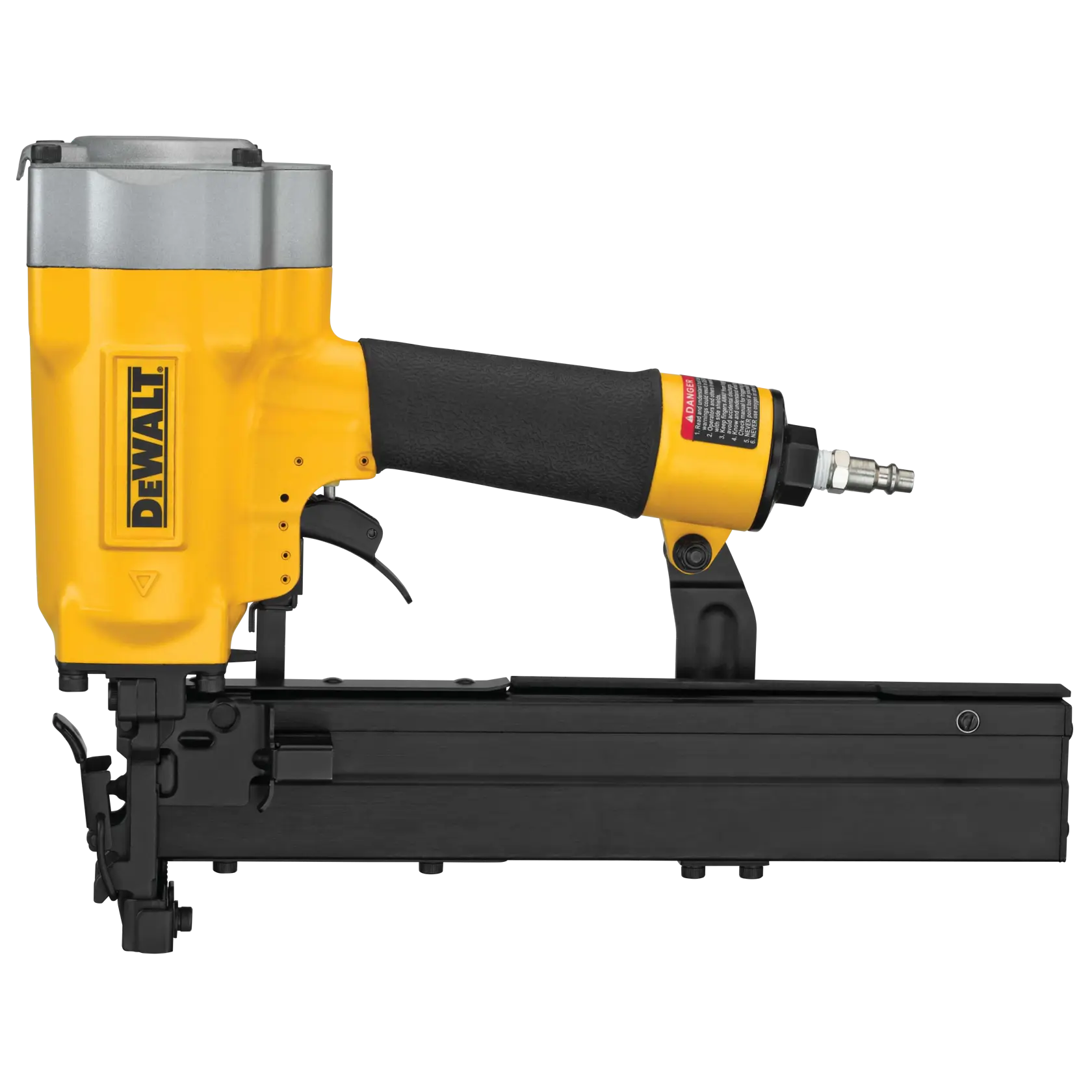 Wide crown lathing stapler.