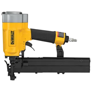 Wide crown lathing stapler.