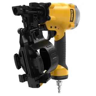 DEWALT15 Degree Coil Roofing Nailer 3/4 back angle