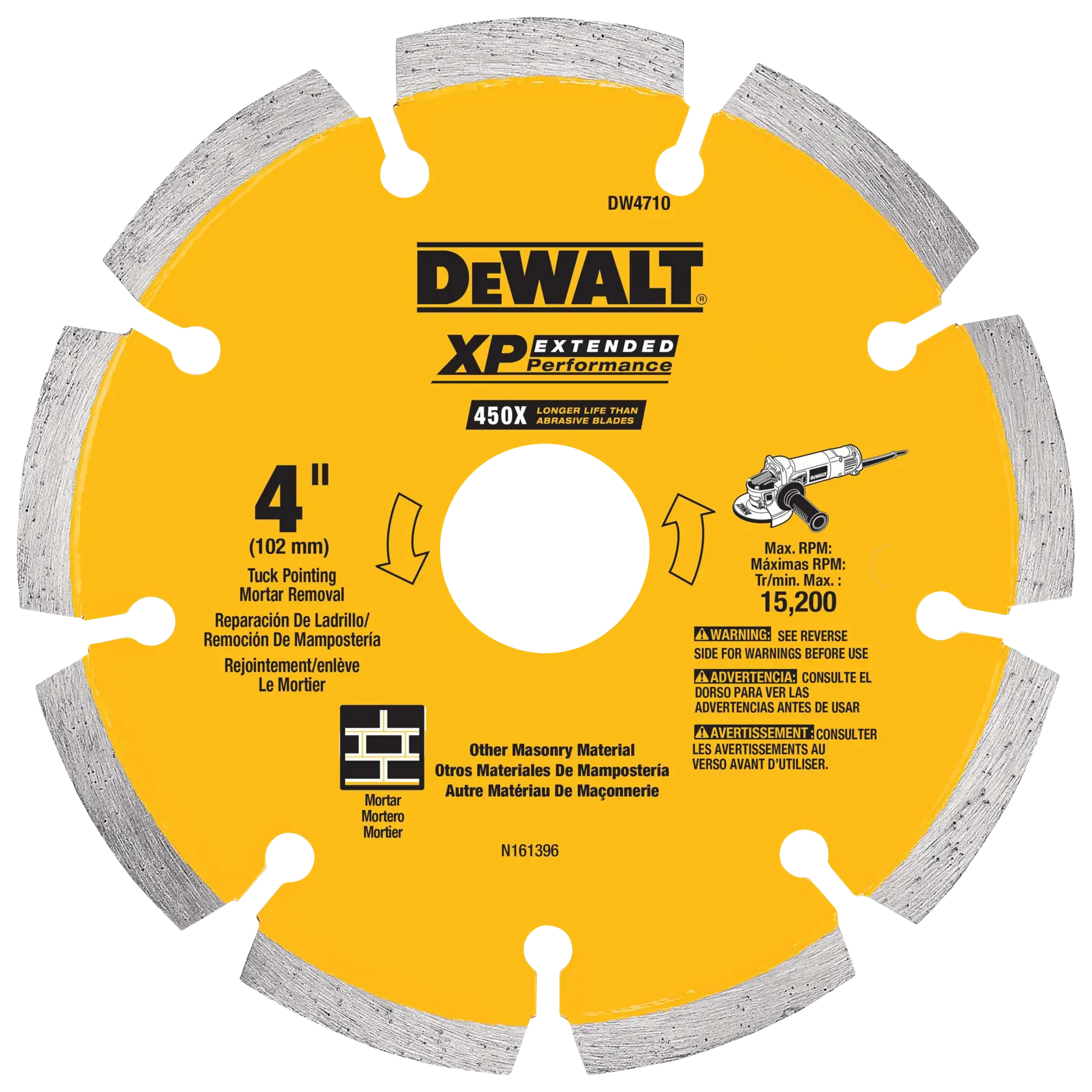 Tuck pointing blades.