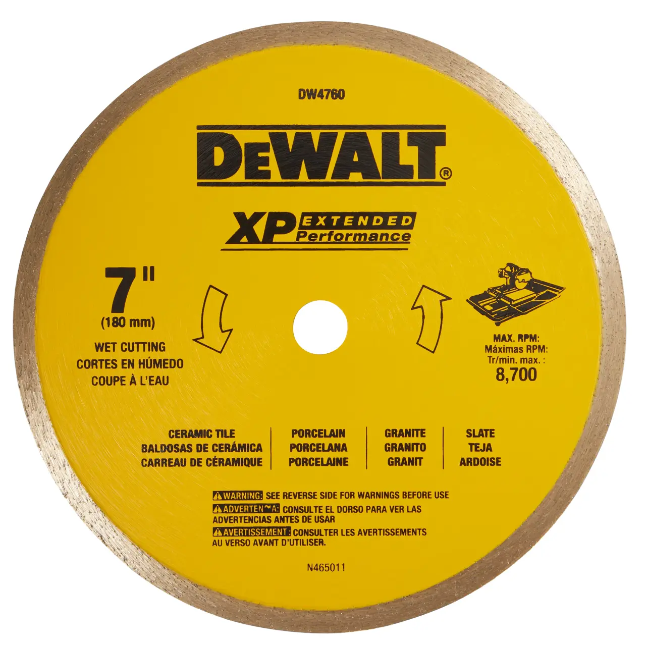 4 in. x .060 in. Ceramic Wet/Dry Tile Blade