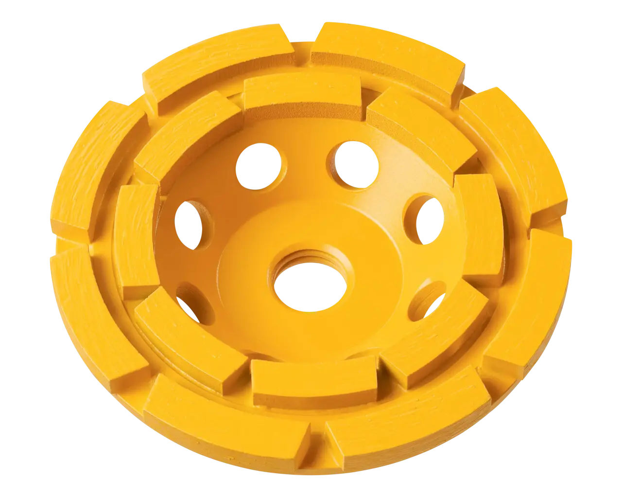 4-in Double Row Diamond Cup Grinding Wheel