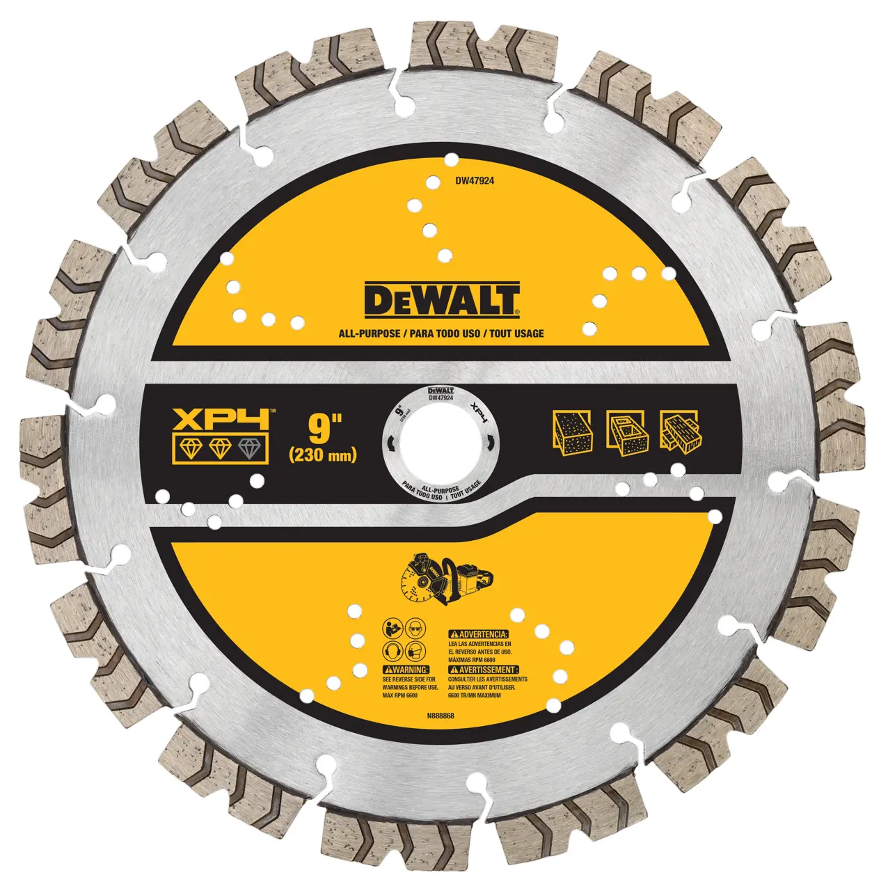 4 All-Purpose Segmented Diamond Blades