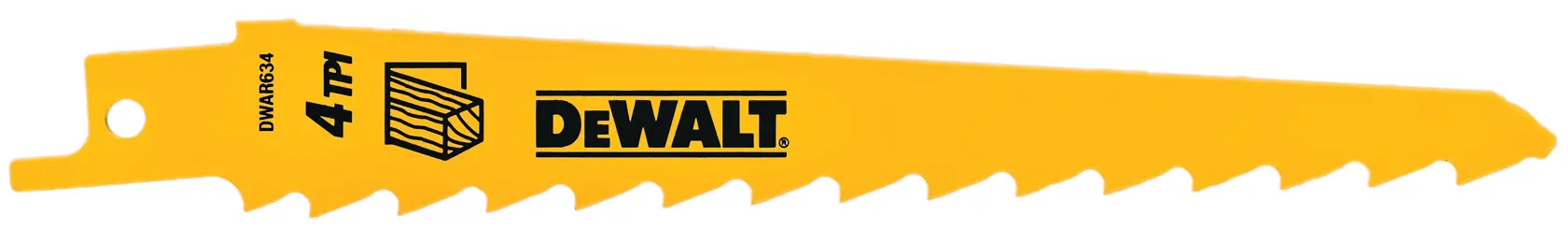 6 inch 3 threads per inch wood cutting reciprocating saw blade