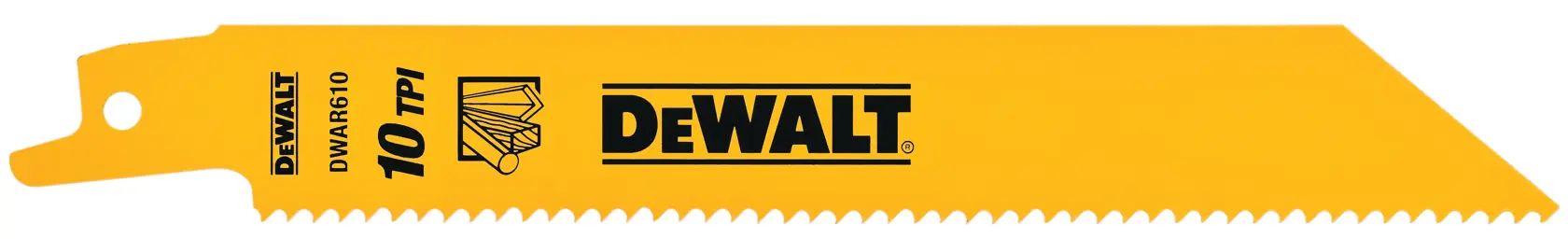 General purpose cutting bi metal reciprocating saw blade.