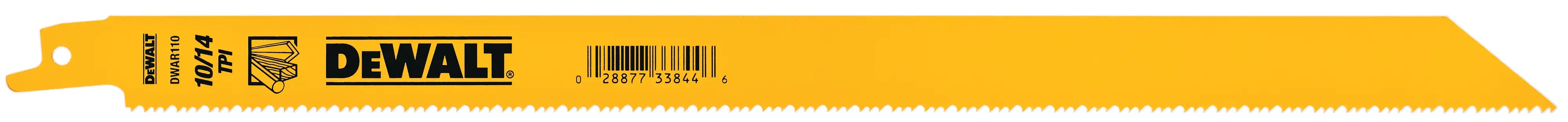 DEWALT® 12-in. 10/14 TPI Bi-Metal Reciprocating Saw Blades (5 Pk) thumbnail 2