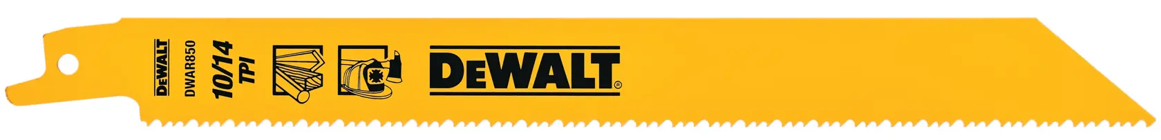 8 inch General purpose cutting bi metal reciprocating saw blade.