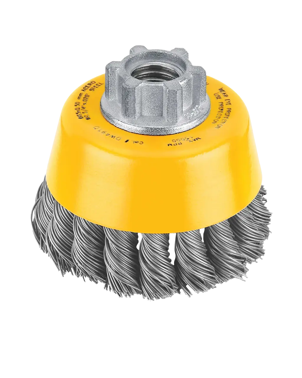 3 inch carbon knot HP cup brushes.