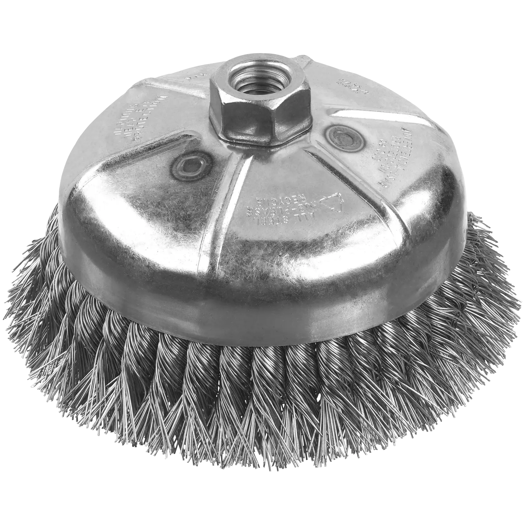 DEWALT® 4-in. x 5/8-in.-11 XP .020 Carbon Knot Wire Cup Brush