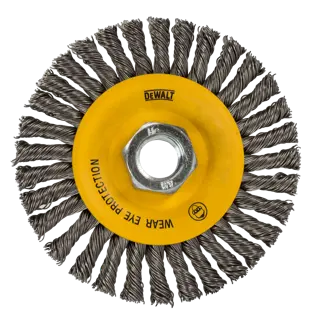 Profile of 6 inch by five eighths inch 11 X P .020 carbon HP wire wheels.