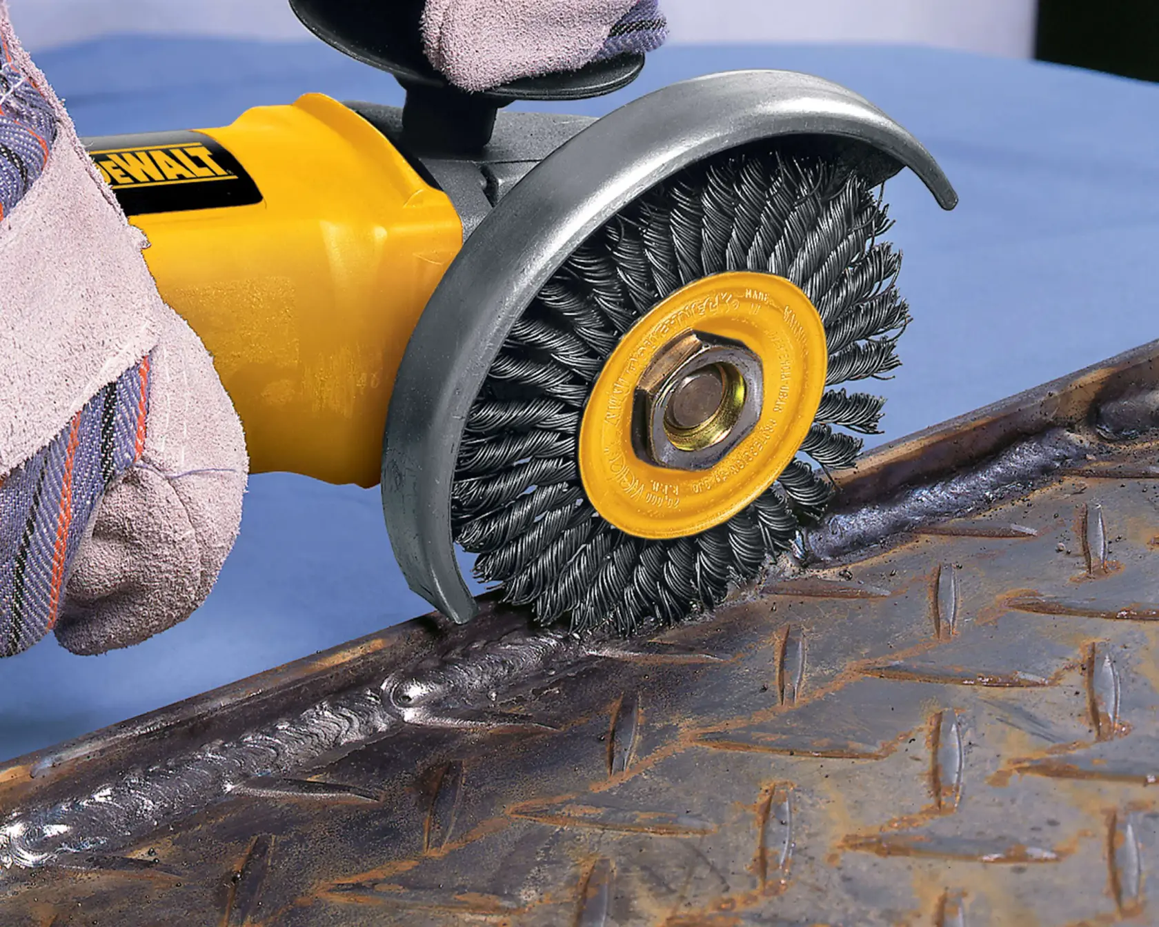 HP wire wheels removing rust.