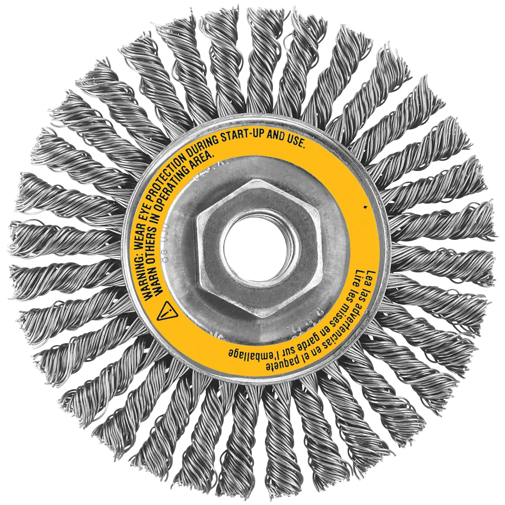 DEWALT® 4-in. x 5/8-in.-11 XP™  .020 Stainless Stringer Wire Wheel