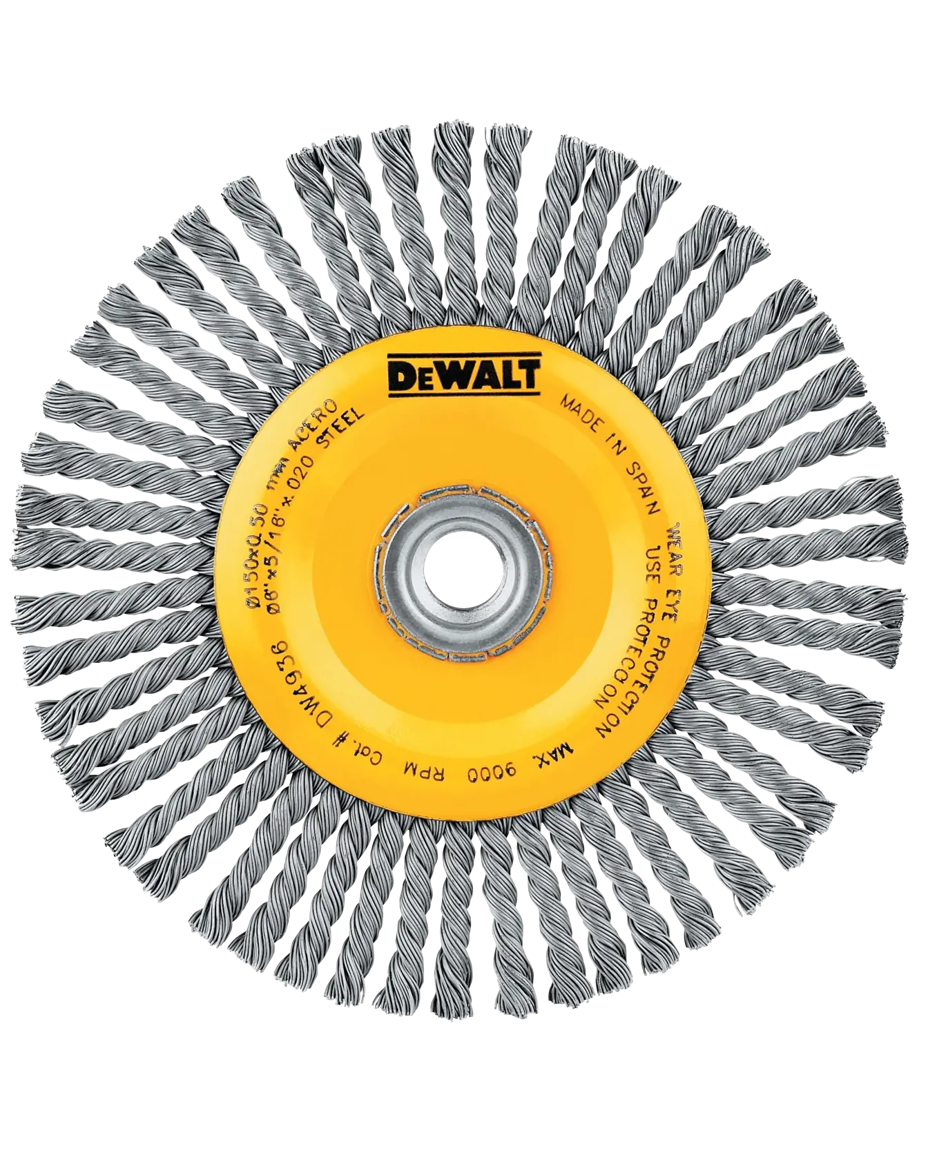 DEWALT® 4-in. x 5/8-in.-11 XP .020 Carbon Stringer Wire Wheel