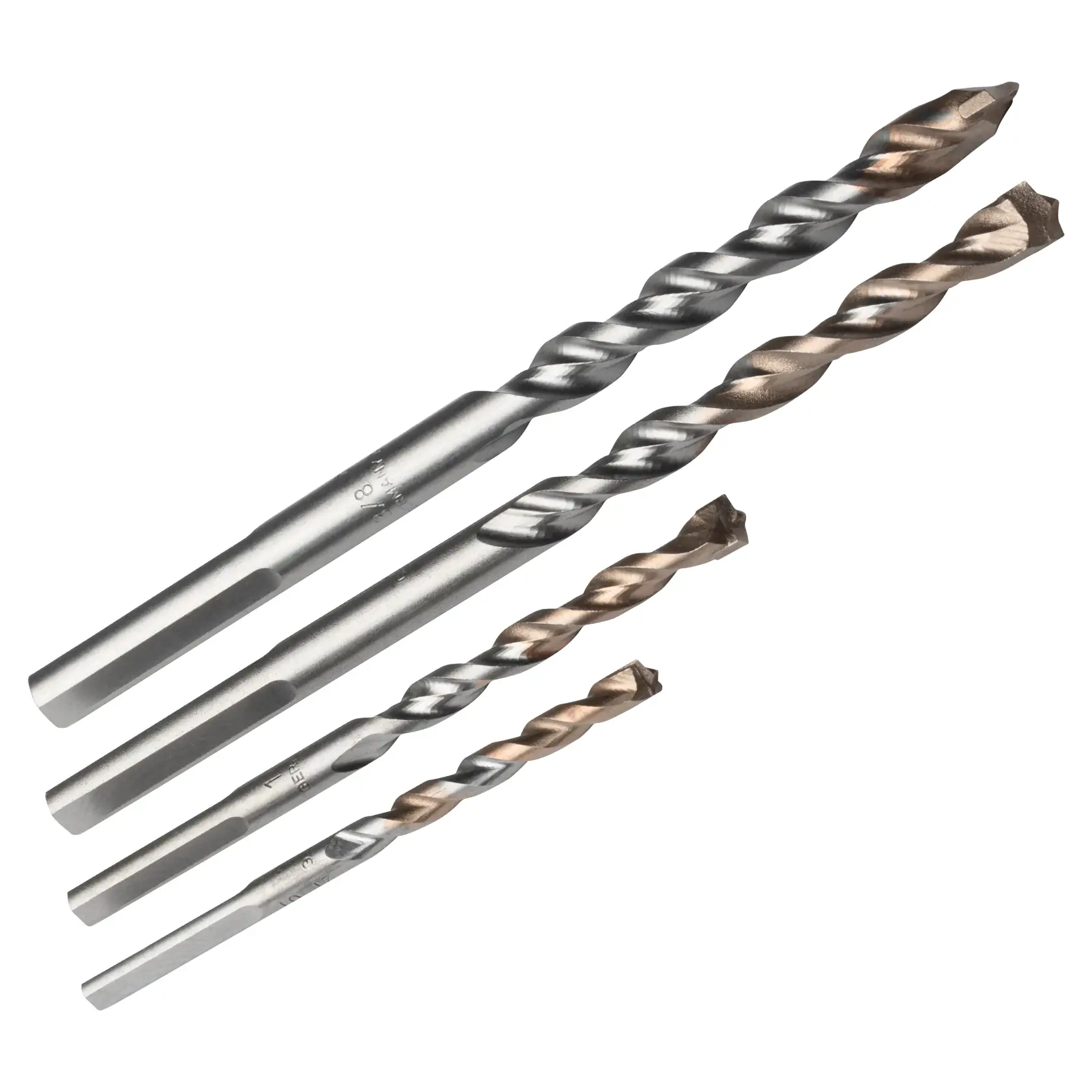 DEWALT® 4-Piece Premium Percussion Masonry Drill Bit Set