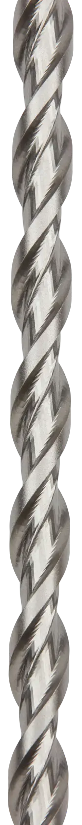 close up of 9 sixteenths inch by 6 inch Hammer drill bits.