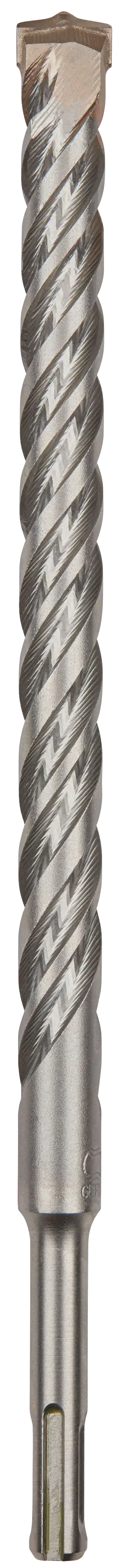 Profile of SDS Plus 2 Cutter Drill Bit.