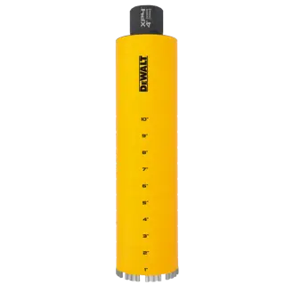4“ DEWALT Diamond Core Bit on white at a profile view