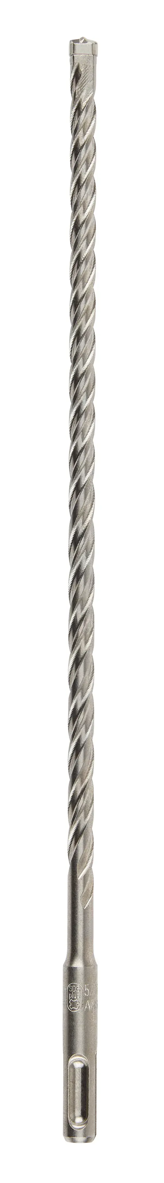 5 sixteenths inch by 10 inch by 12 inch S D S Plus Full Head Carbide Drill Bit.