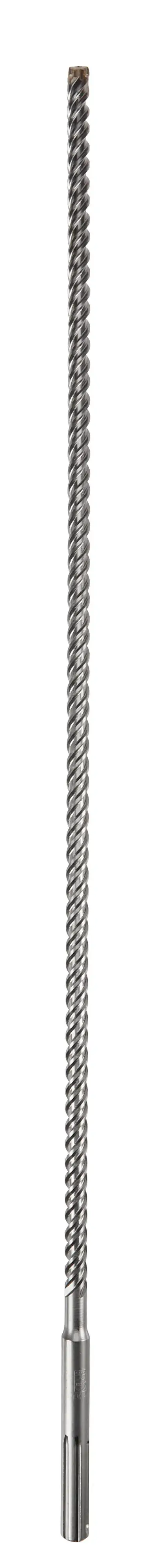 A DEWALT DW5807 metal rotary hammer drill bit with a spiraled design and SDS Max shank, shown against a white background.