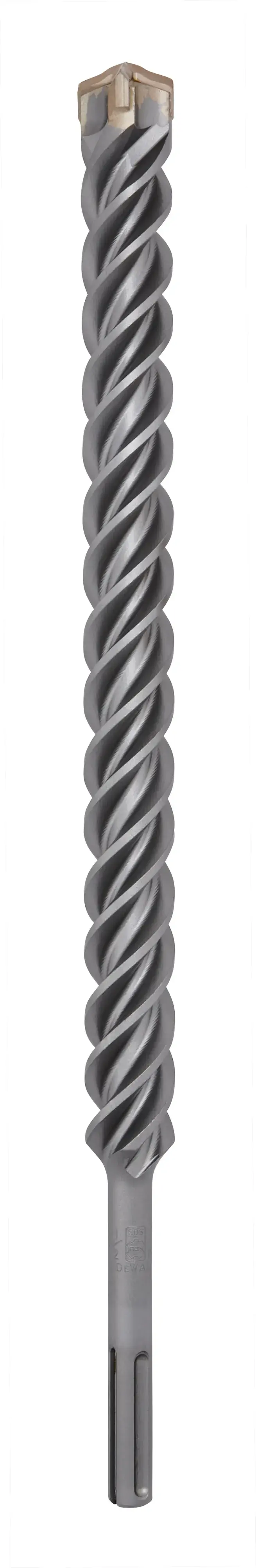 Profile of SDS Max High Impact Carbide 4 Cutter Drill Bit.