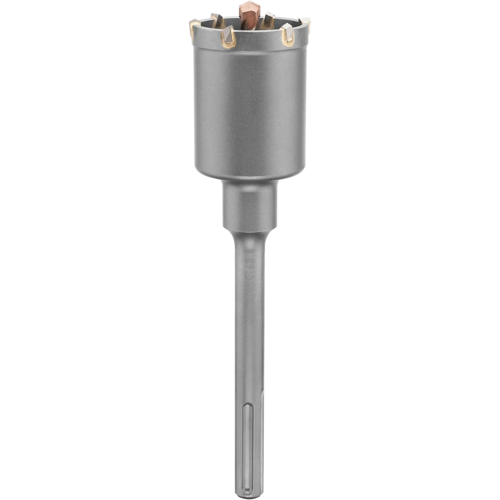 2 and three quarters inch by 12 inch One Piece Carbide Core Bit.