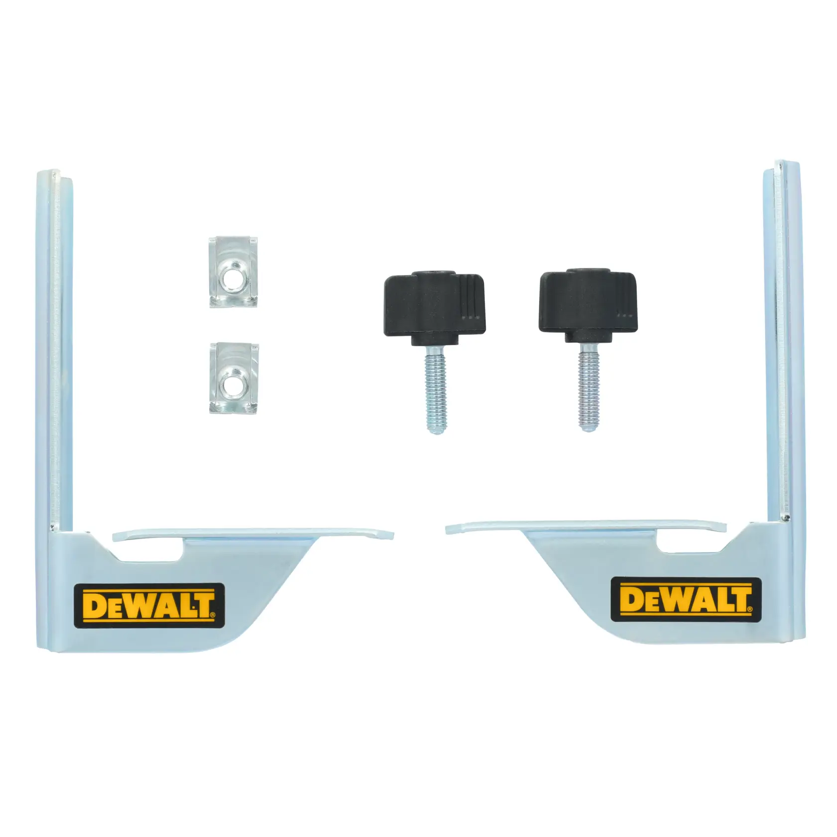 DEWALT Crown Stops shown in profile with hardware