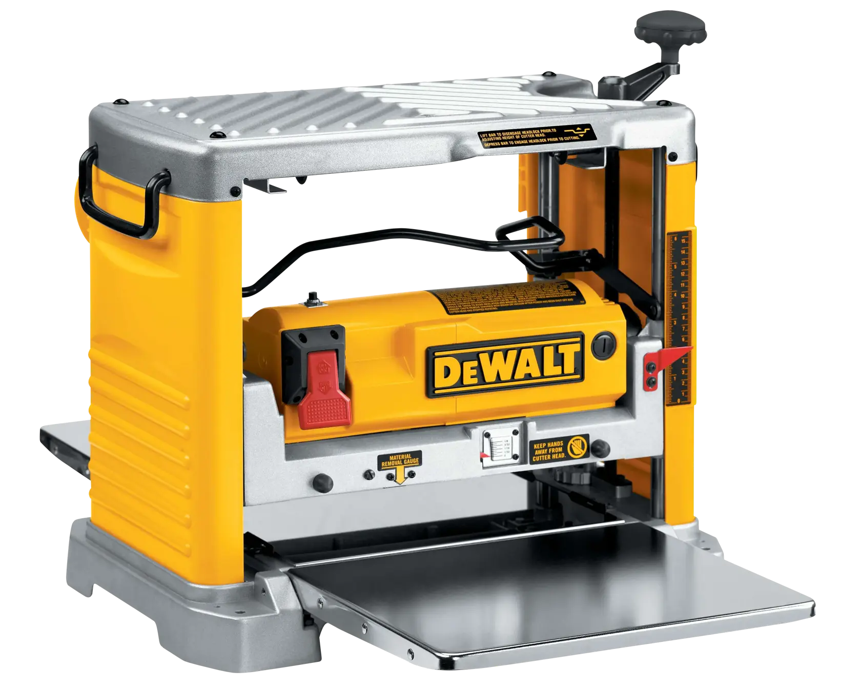 Profile of 12 and half inch Thickness Planer with Three Knife Cutter Head.