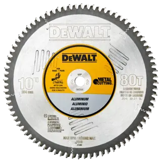 DEWALT® 10-in. 80T Metal Cutting Circular Saw Blade (254mm)