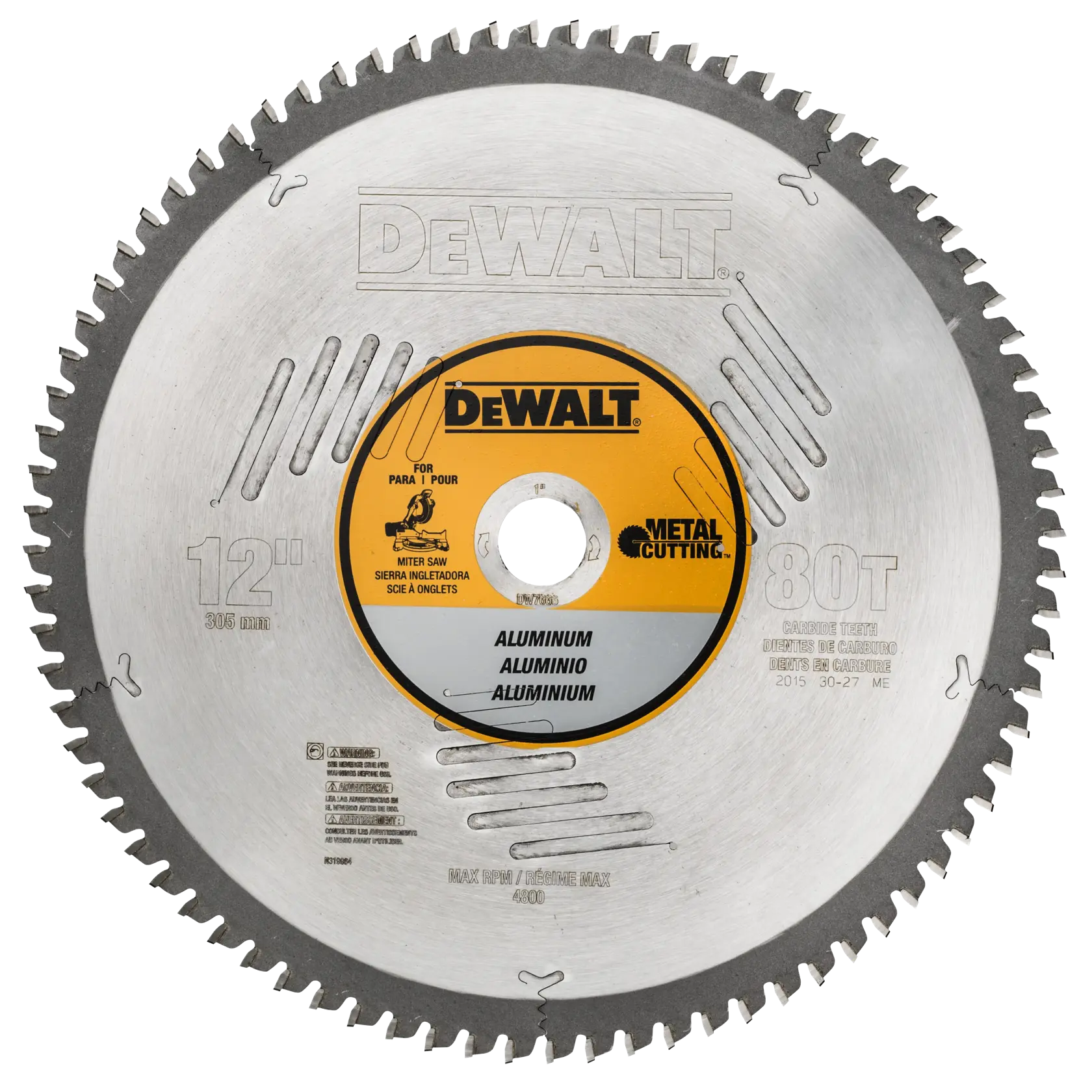 DEWALT® 5-3/8-in. (137mm) 30 Tooth Aluminum Cutting Circular Saw Blade