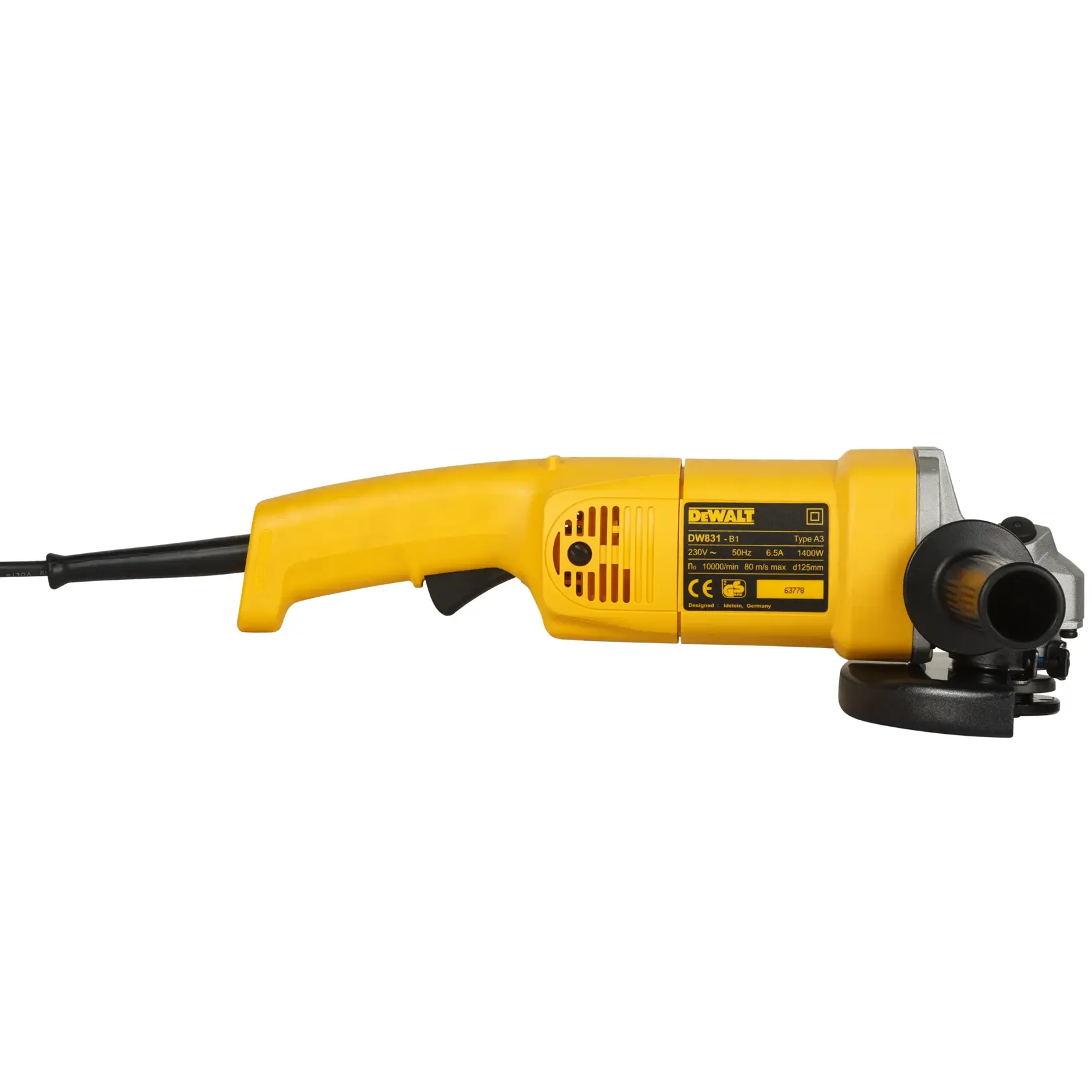 DEWALT® 5-in. (125mm) Medium Angle Grinder
