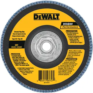 6 inch by five eighths inch -11 H P Flap Disc Type 29.