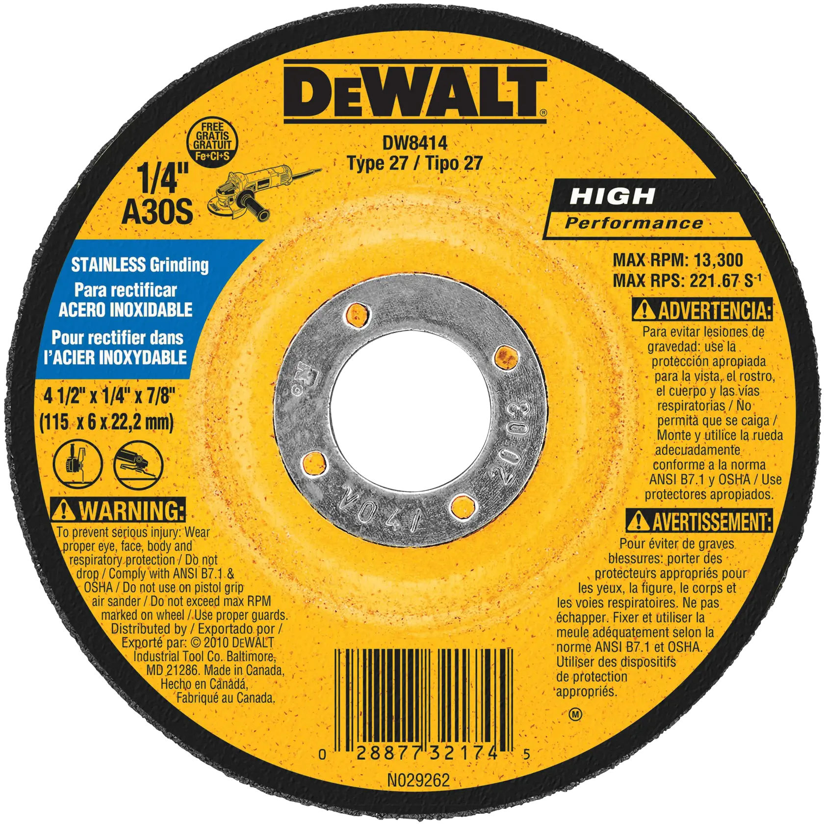 H P Stainless Steel Grinding Wheels Types 27.