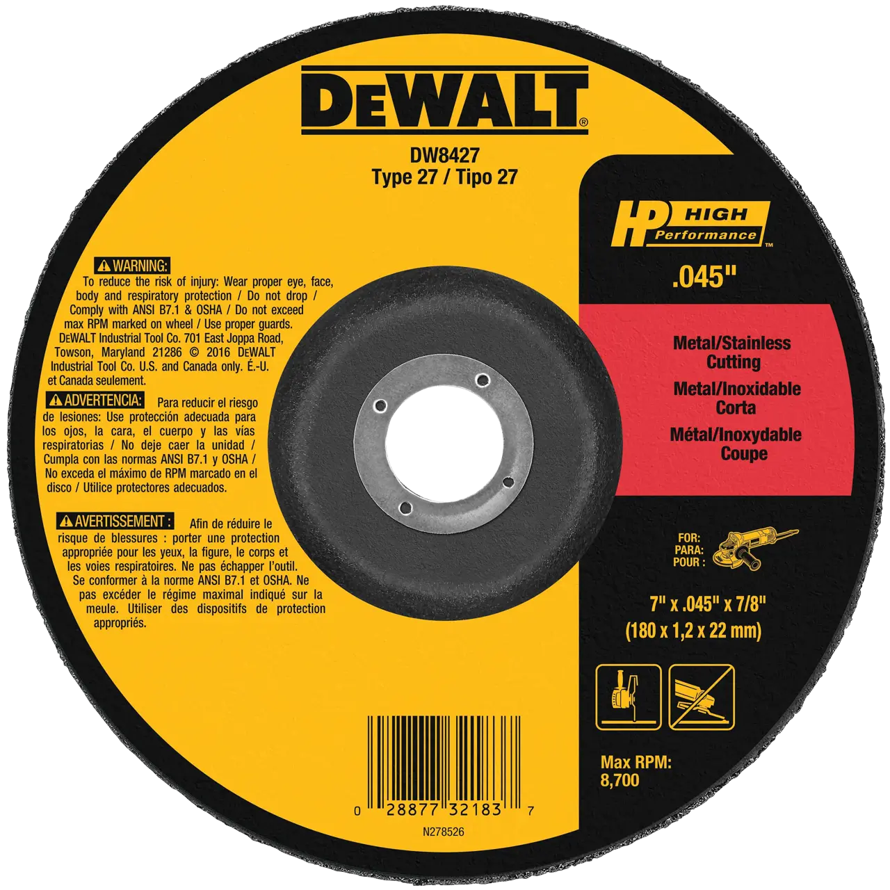 High Performance Cutting Wheels.