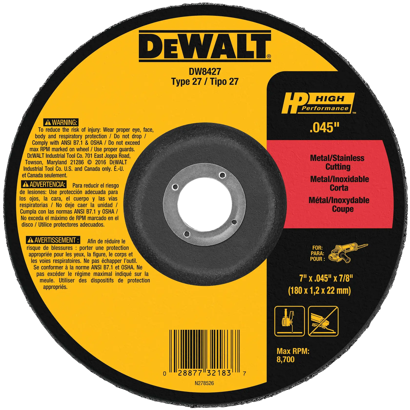 High Performance Cutting Wheels.