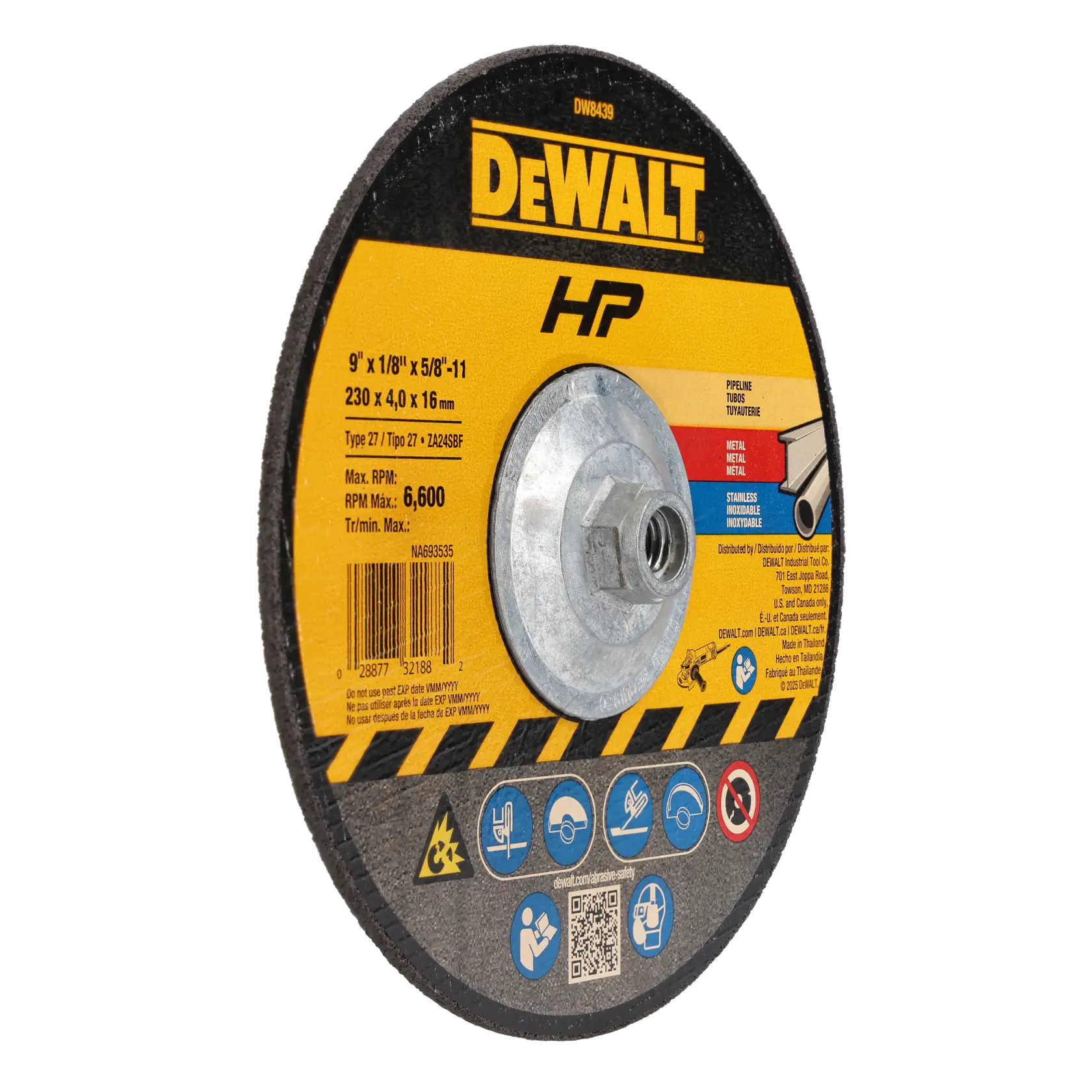 yellow DEWALT Finishing Product