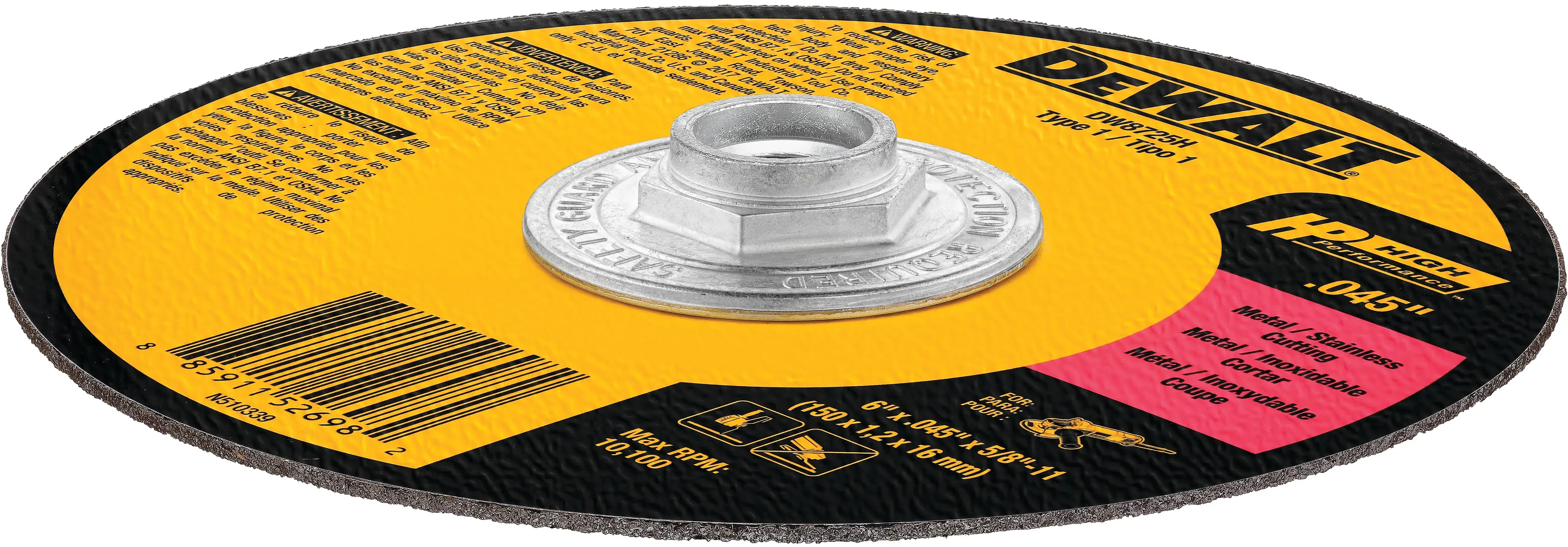 Profile of High Performance Cutting Wheels.