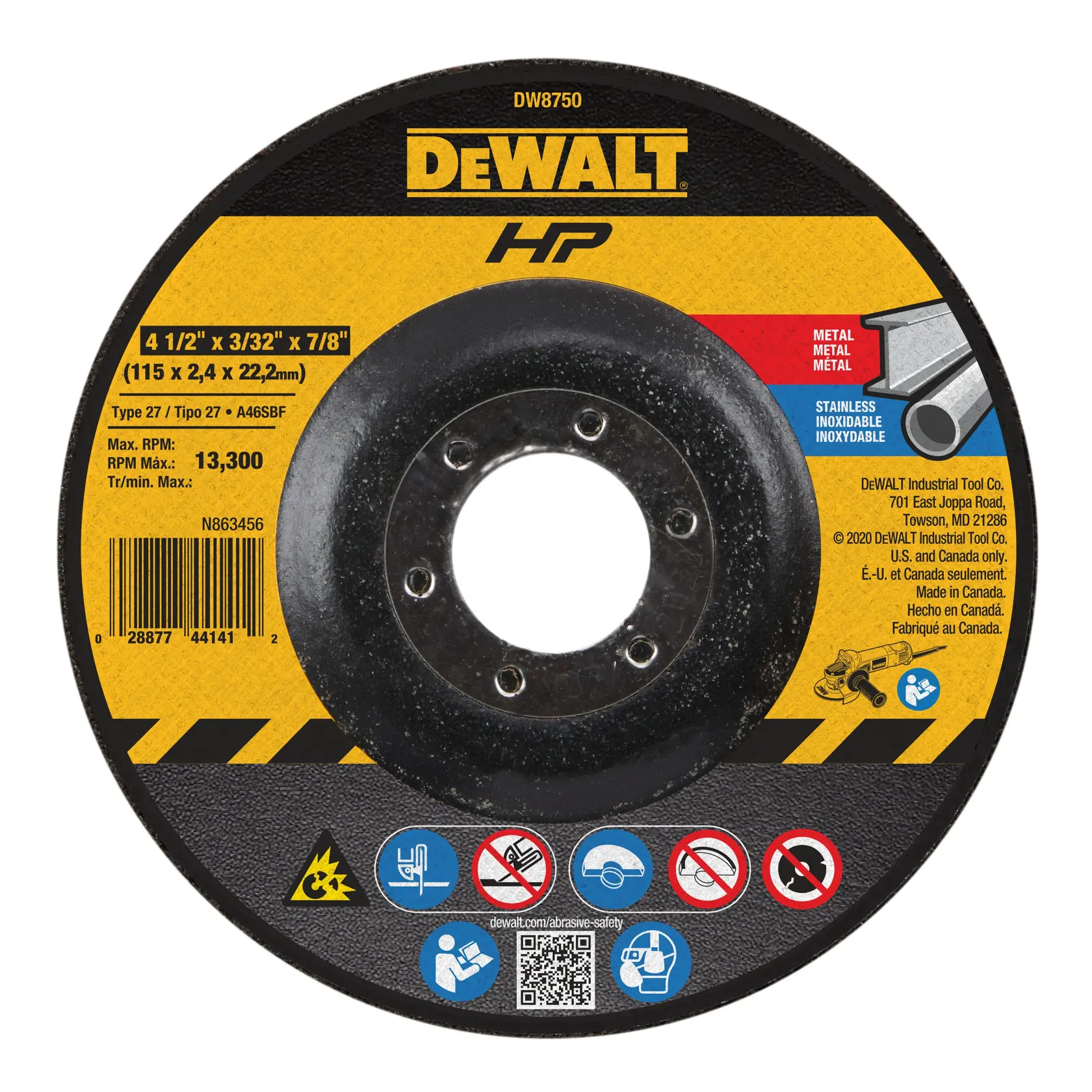 DEWALT High-Performance Cutting and Notching Wheels