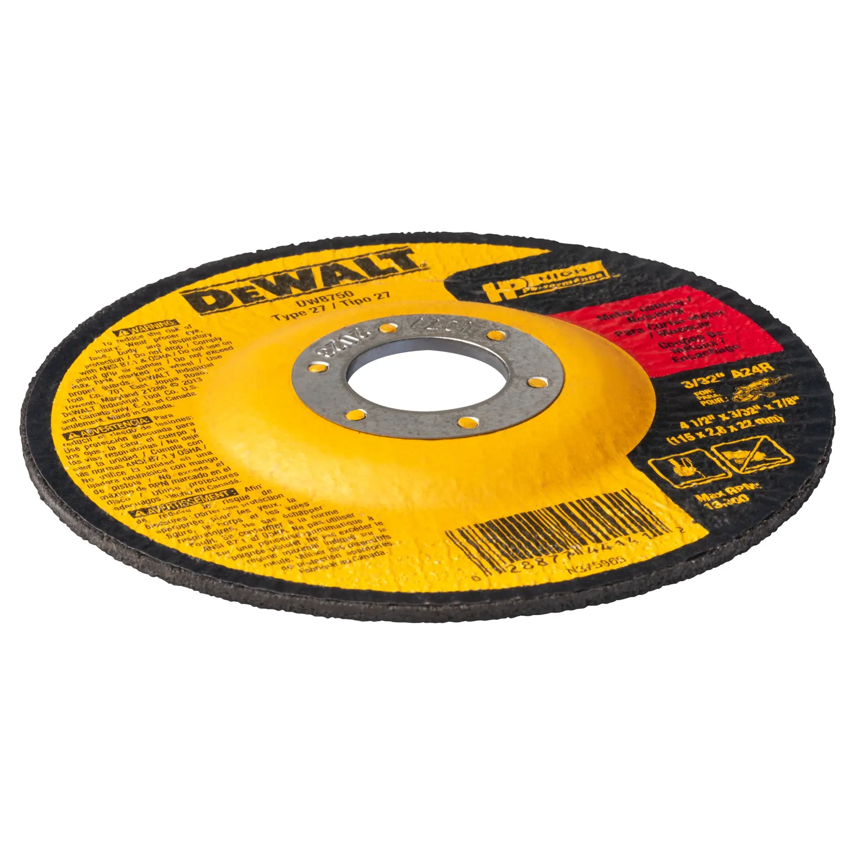 DEWALT High-Performance Cutting and Notching Wheels thumbnail 2