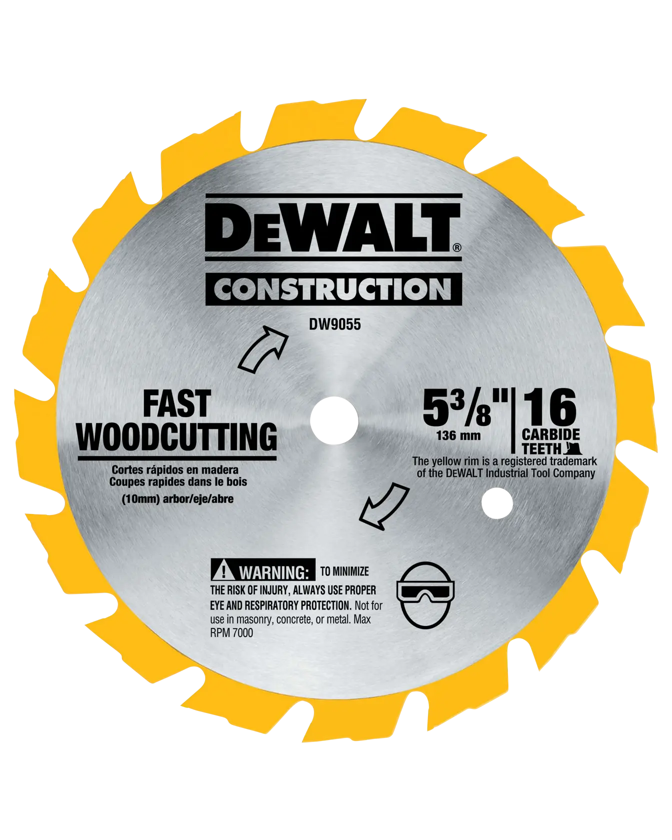 5 and 3 eighths inch 16 tooth carbide saw blade fast Wood Cutting.