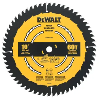 DEWALT 10 in. 60T Finish Circular Saw Blade