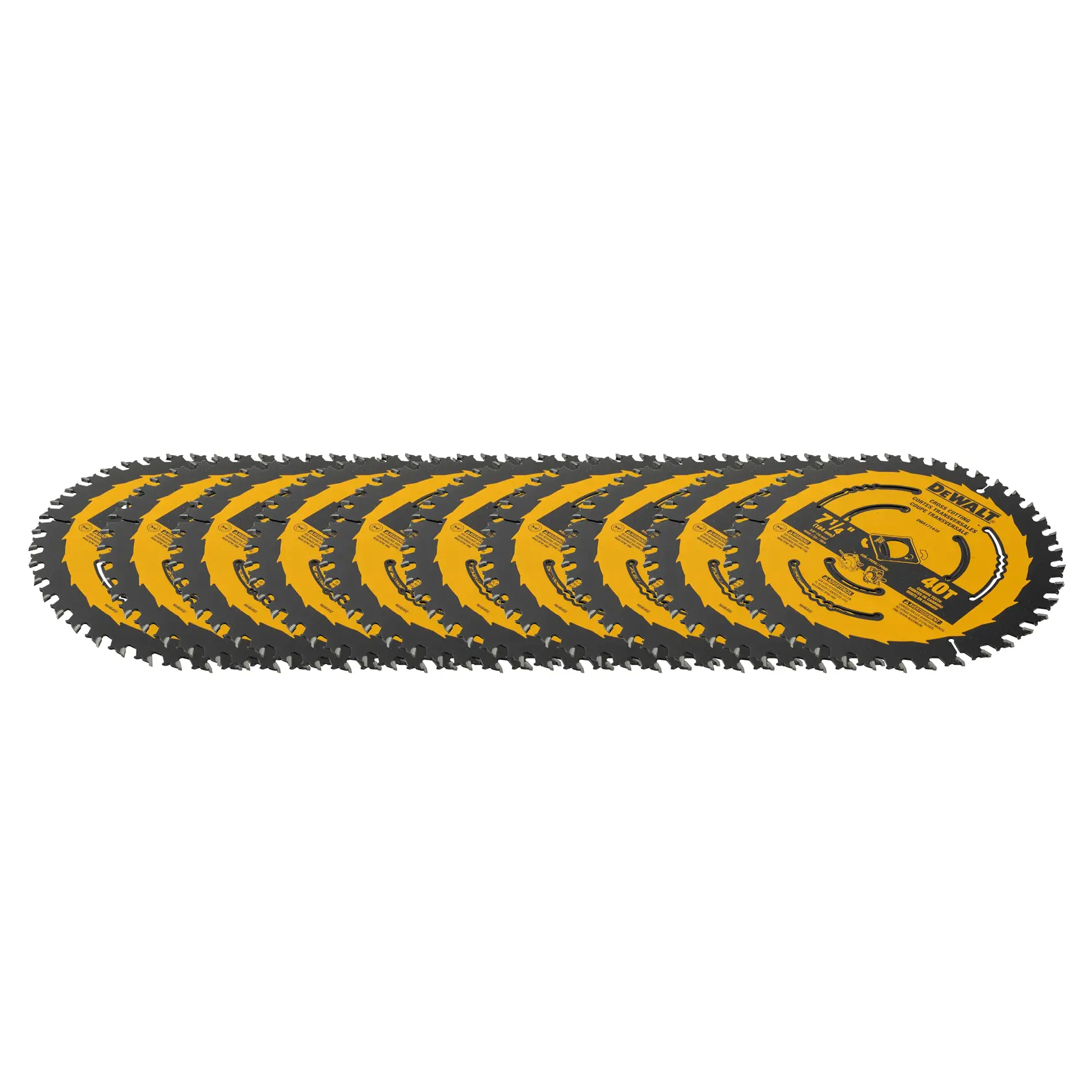 DEWALT® 7-1/4-in. Carbide Circular Saw Blade 40 Tooth with 5/8 in Arbor thumbnail 4