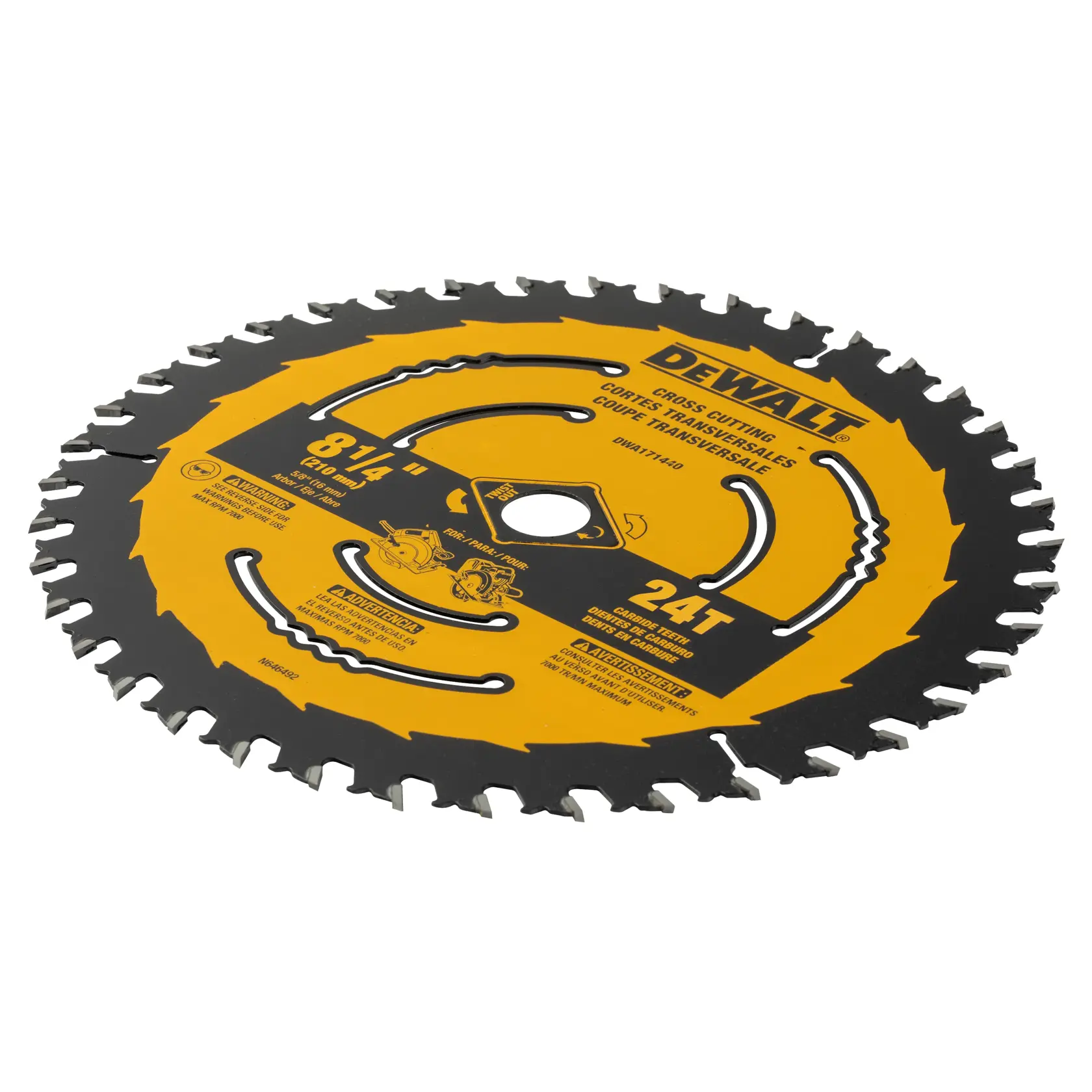 DEWALT® 8-1/4-in. 24T Circular Saw Blade