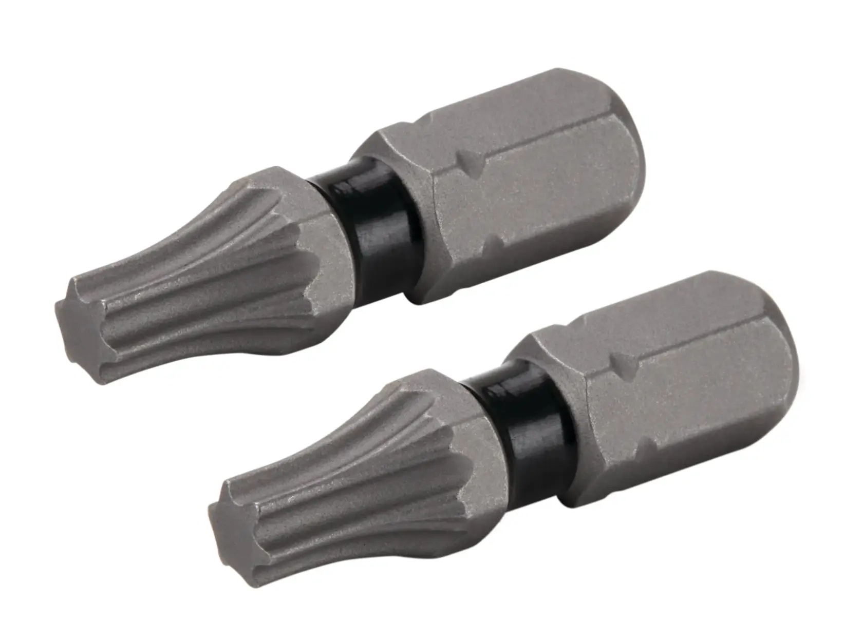 profile of two Tough grip screwdriving bits.