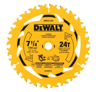DWA271424PK3 DEWALT 7-1/4“ 24T 3-Pack beauty image 1