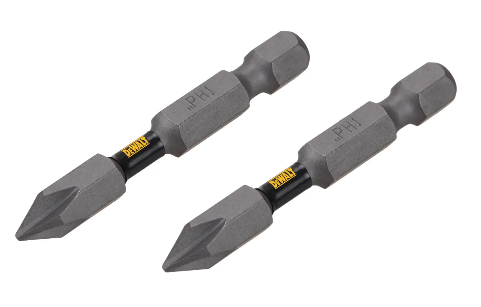 DEWALT® TOUGH GRIP 2-in. #1 Phillips power screwdriving bit (2-pack)