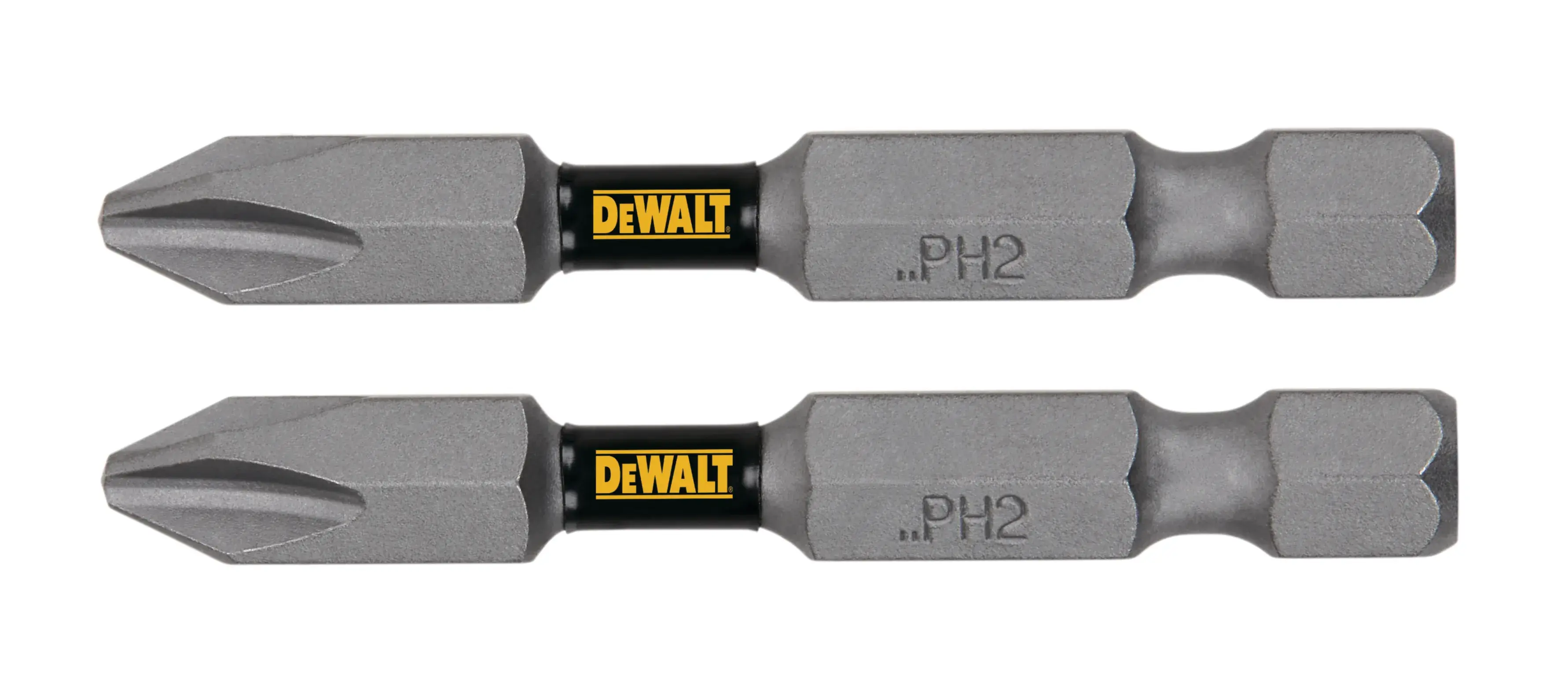 DEWALT® TOUGH GRIP™ 2-in. #2 Phillips Power Screwdriving Bit (2-Pack)