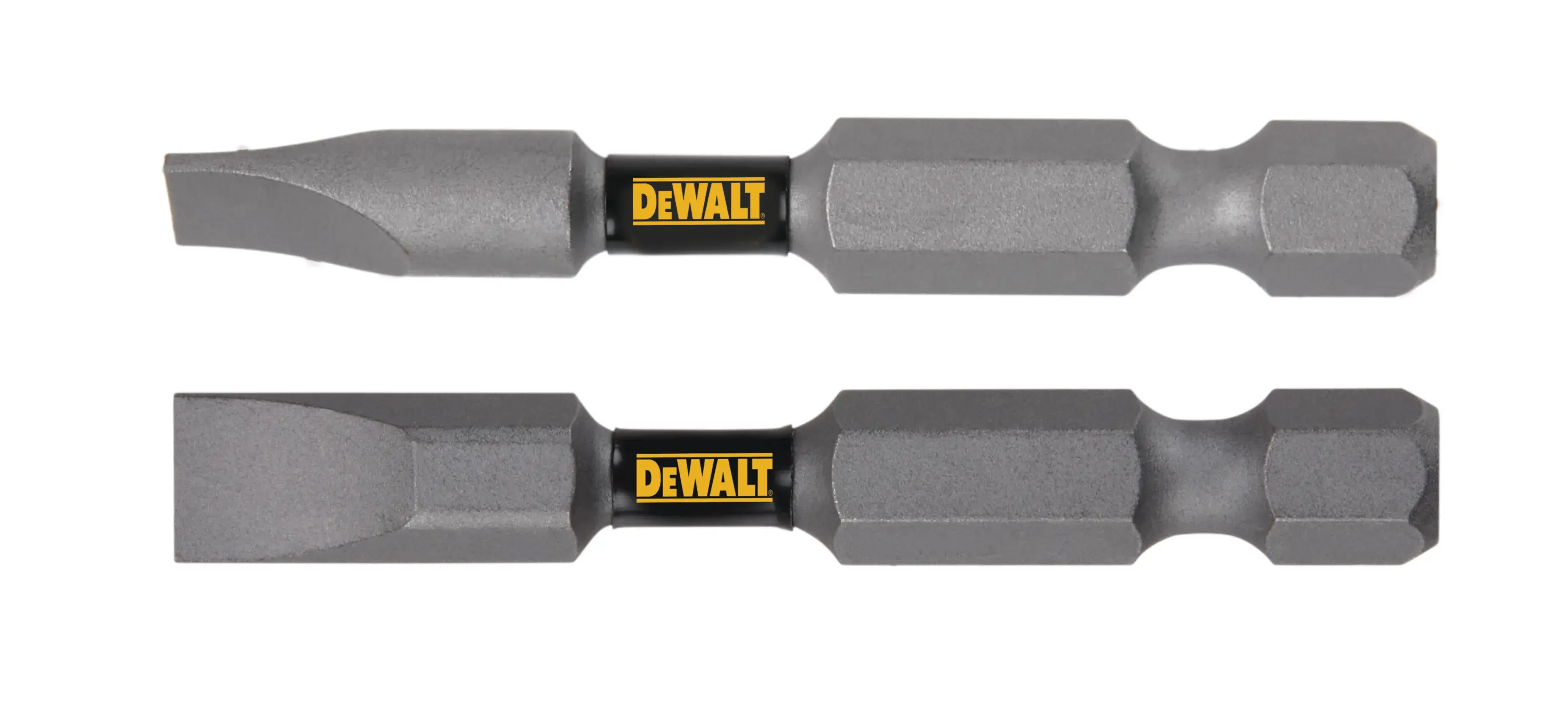 profile of two Tough grip screwdriving bits.